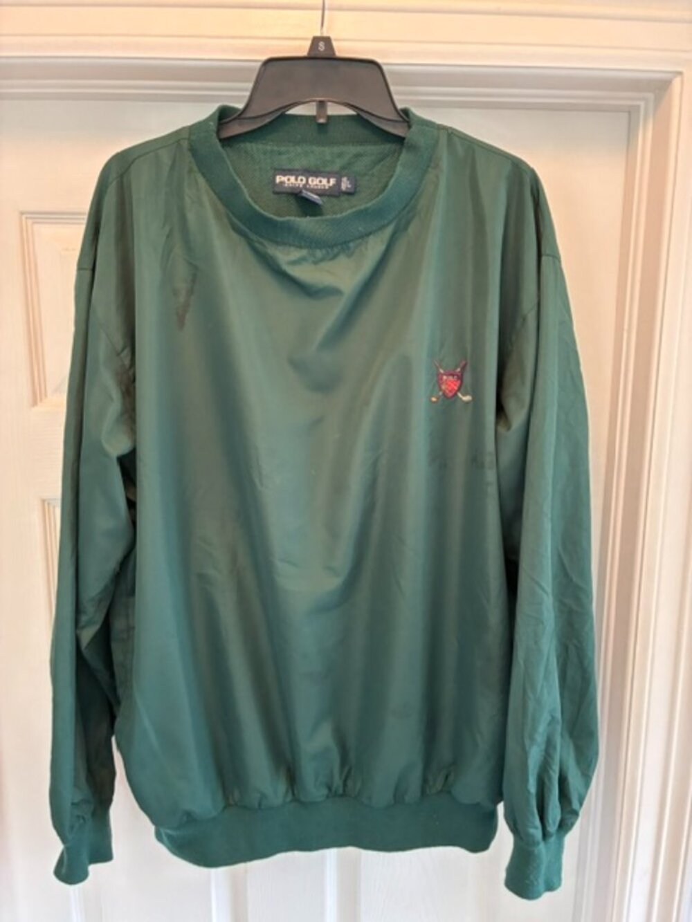 Polo Golf, Ralph Lauren windbreaker crewneck, size large